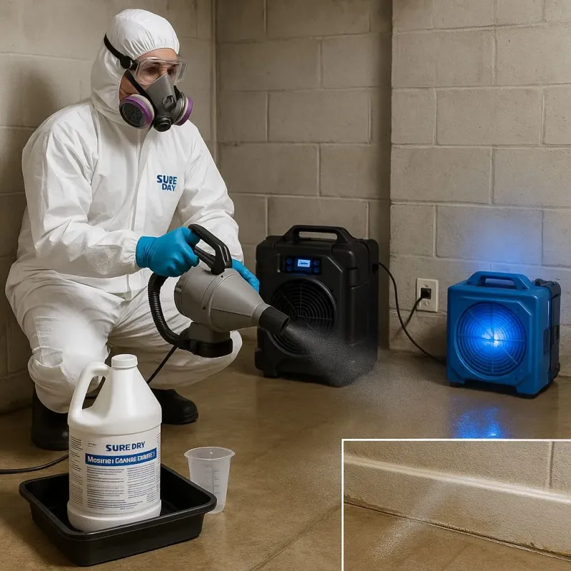 Sanitization and Odor Removal process in Bedford, NH